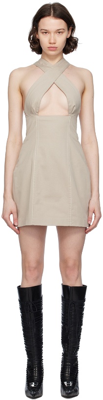 Photo: Sinéad O’Dwyer SSENSE Exclusive Taupe Minidress