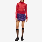 Daniëlle Cathari Women's x Woolrich Open Knit Top in Cherry Red