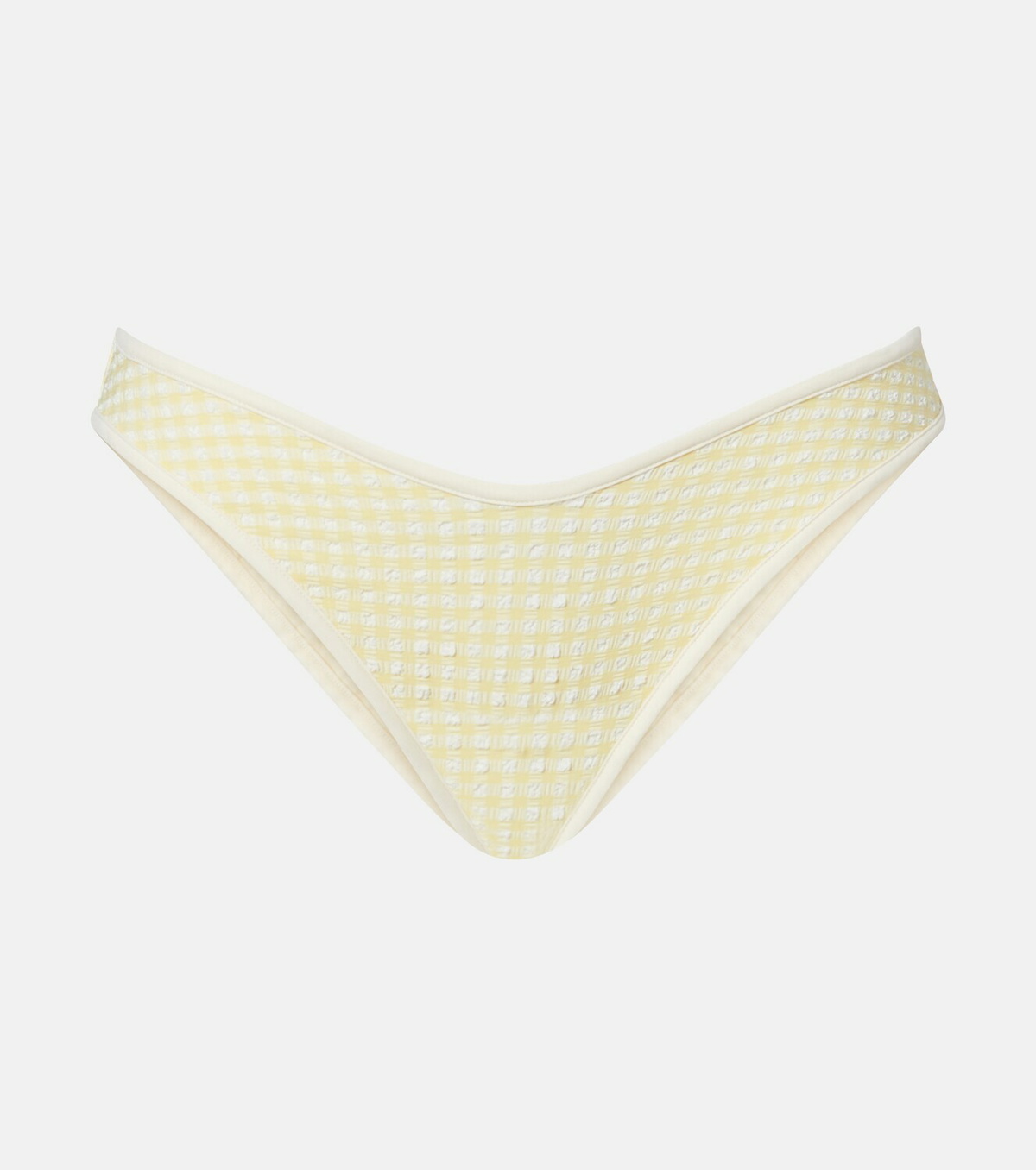 Montce Polly gingham bikini bottoms