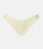 Montce Polly gingham bikini bottoms