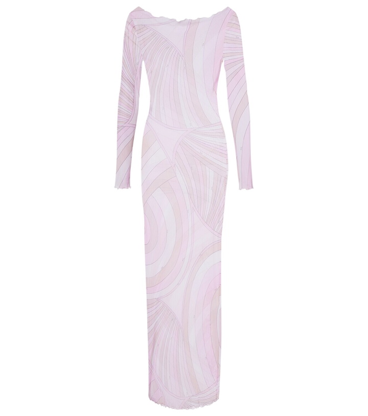 Photo: Pucci Iride jersey maxi dress