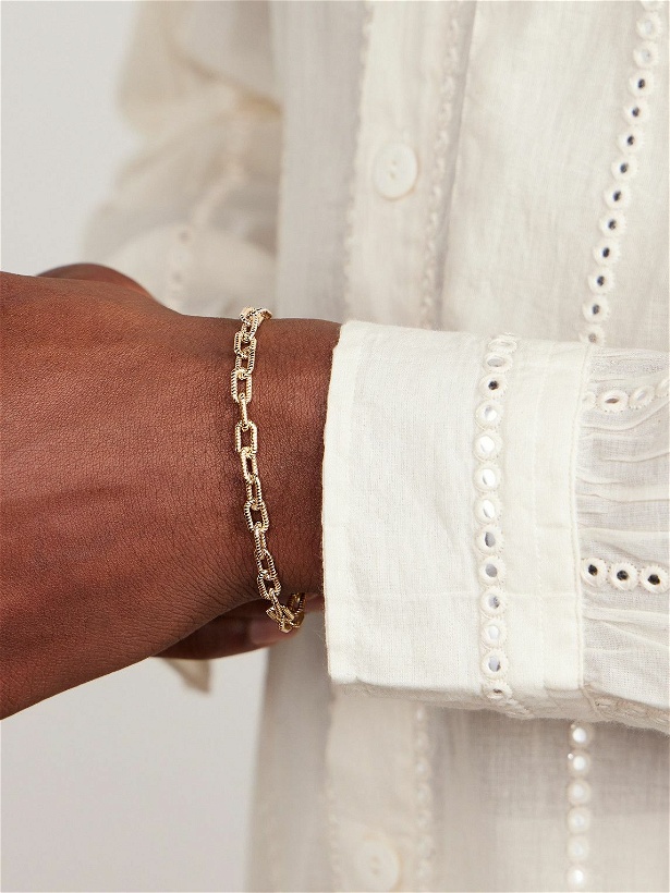 Photo: Mateo - Lock Link Gold Chain Bracelet