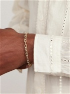 Mateo - Lock Link Gold Chain Bracelet