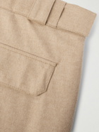 Brunello Cucinelli - Straight-Leg Shell-Trimmed Wool Ski Pants - Brown