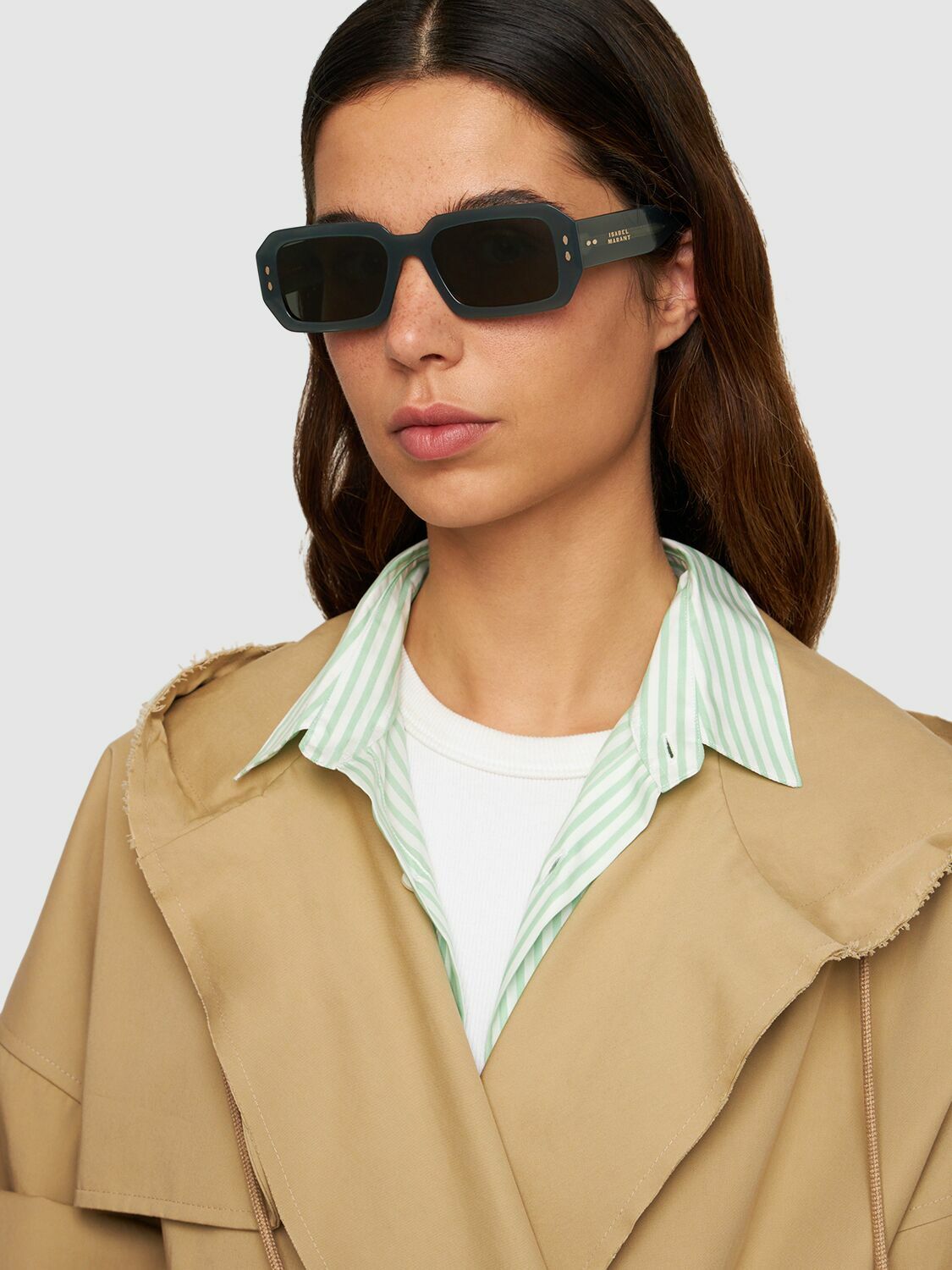 ISABEL MARANT - The New Maxi Temple Acetate Sunglasses Isabel Marant