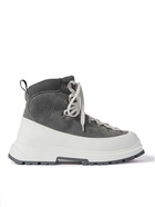 Canada Goose - Journey Rubber and Nubuck-Trimmed Suede Hiking Boots - Gray