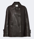 Joseph Delia double-breasted leather jacket