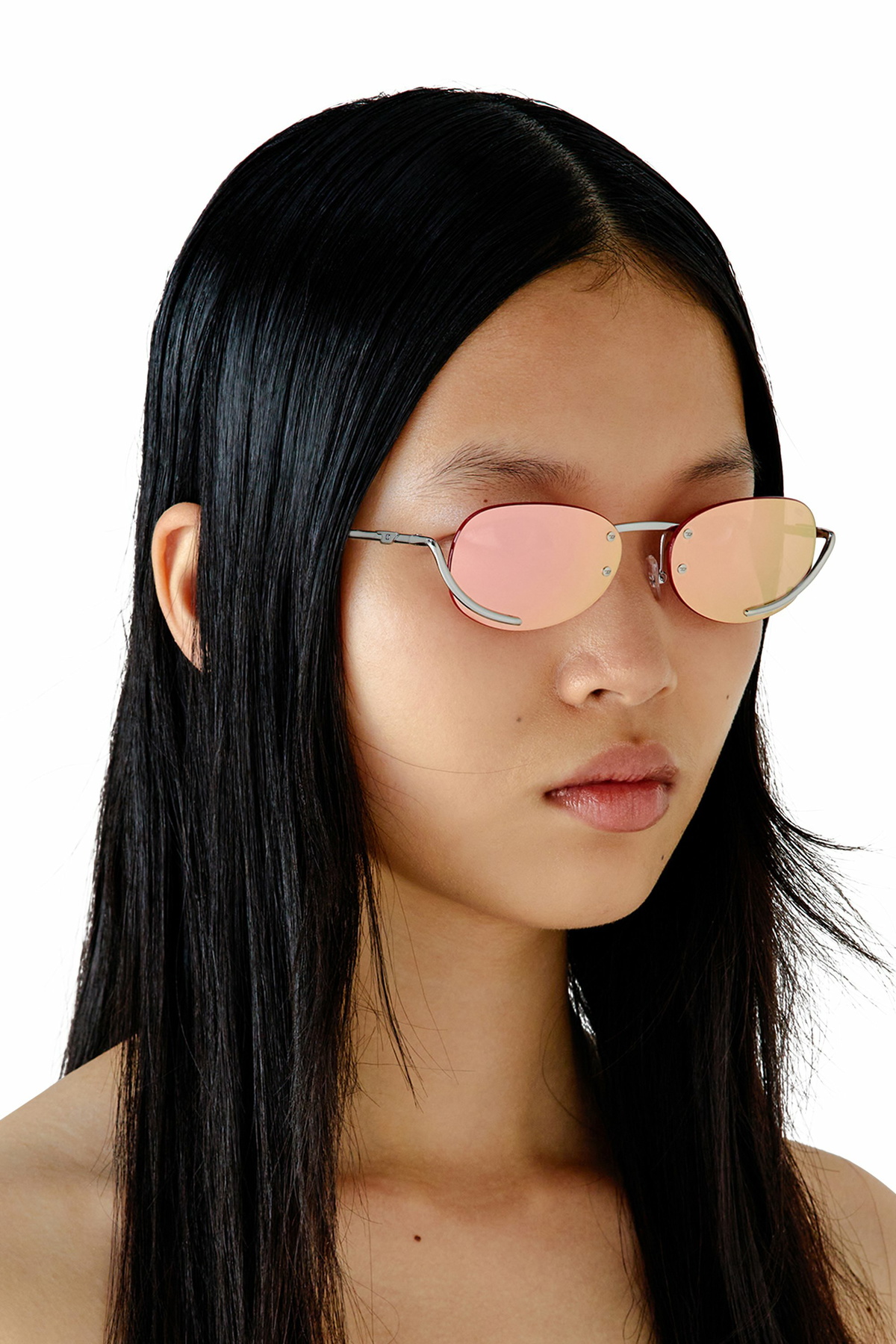 Diesel Oval sunglasses - Sunglasses - Unisex - Pink
