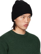 The Elder Statesman Black Parker Beanie