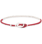 Mikia - Beaded Cord Bracelet - Red