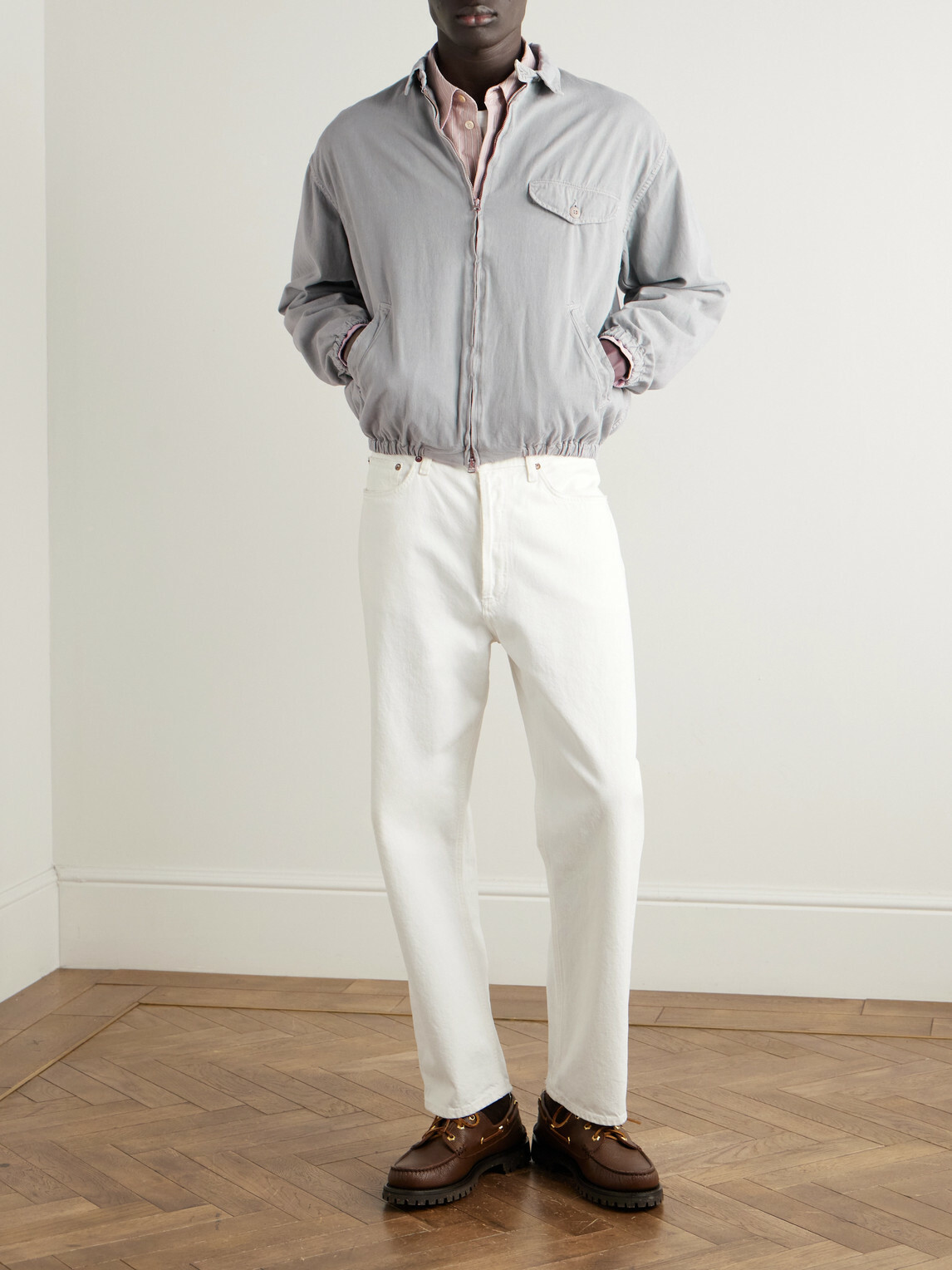 Remi Relief - Cotton-Twill Jacket - Gray