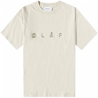 Olaf Hussein Men's Chainstitch T-Shirt in Dark Cement