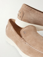 Tod's - Gommino Suede Loafers - Brown