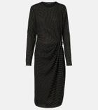 Tom Ford Polka-dot silk midi dress