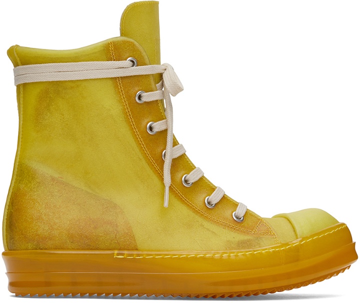 Photo: Rick Owens Yellow Transparent Sneakers