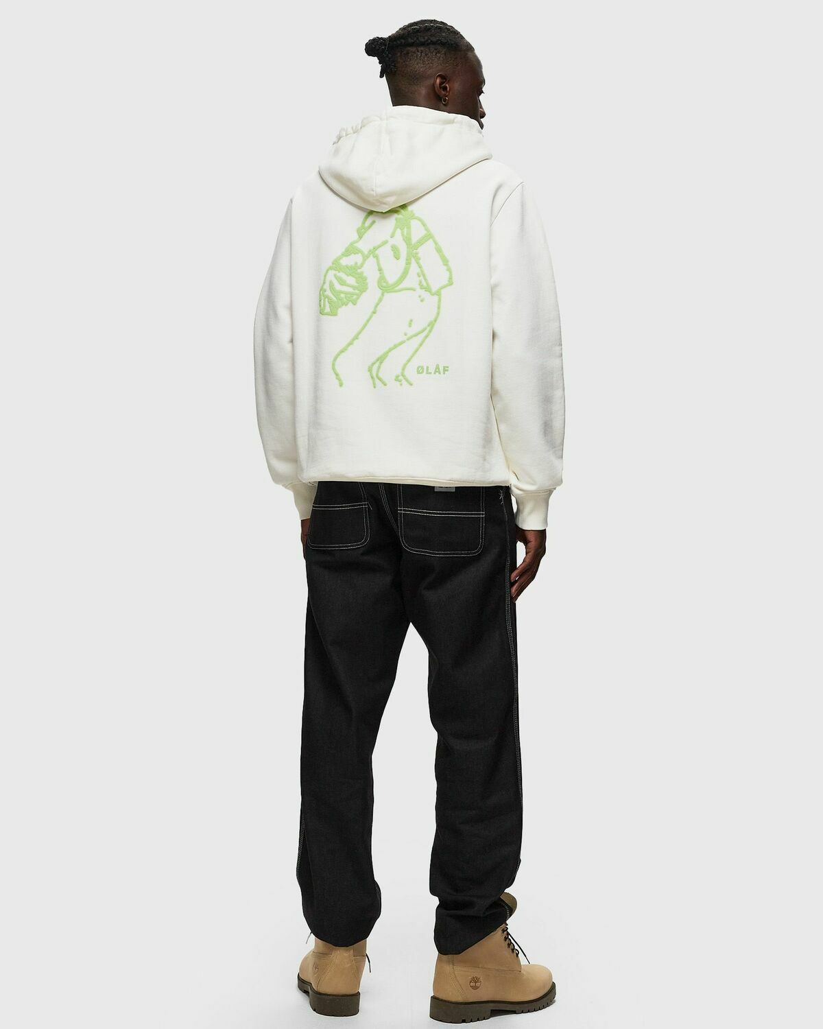 ølåf Diver Hoodie White Hoodies