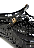 Tory Burch Mellow Jelly Mary Jane Mules Black