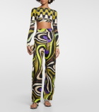 Pucci - Printed cropped shirt