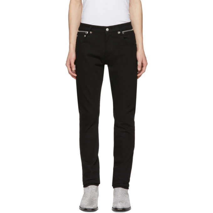 Photo: Alexander McQueen Black Zip Jeans