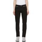 Alexander McQueen Black Zip Jeans