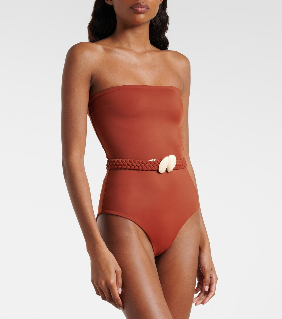 Johanna Ortiz Belted swimsuit