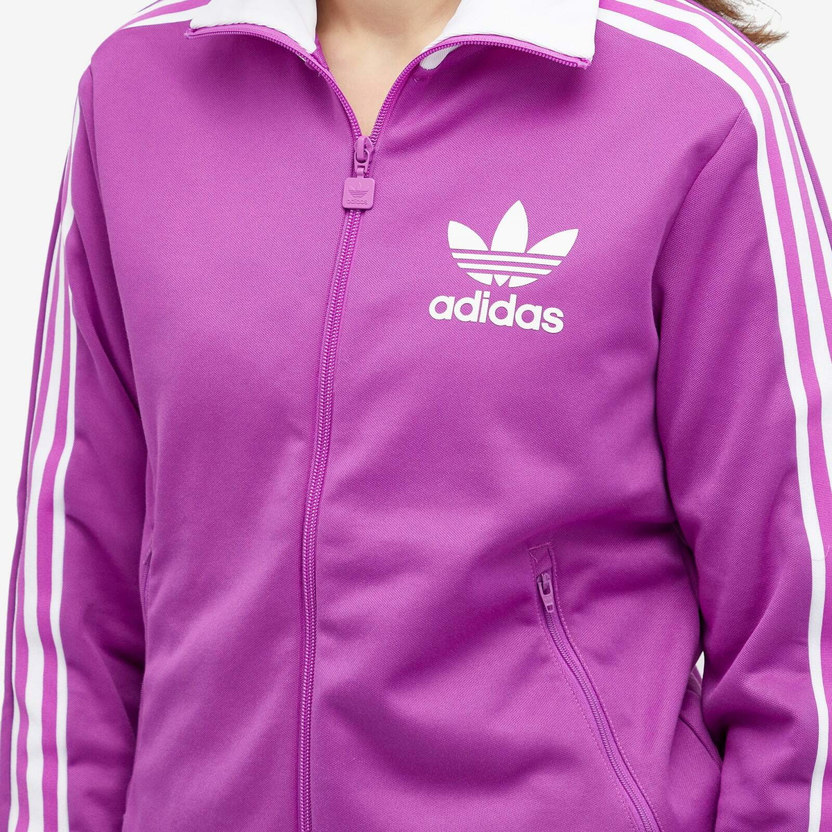 ジャケット adidas Beckenbauer track top purple pink adidas Originals CLASSIC - Zip-up sweatshirt - purple burst