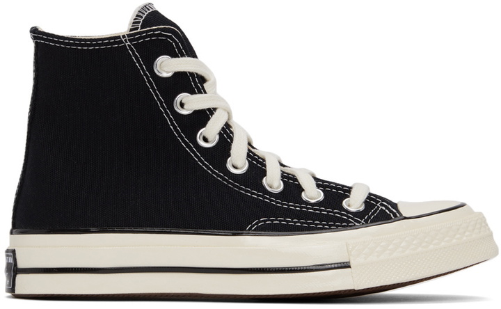 Photo: Converse Black Chuck 70 Hi Sneakers