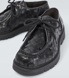 Bottega Veneta Haddock Intrecciato leather Derby shoes