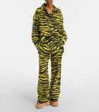 The Attico Animal-print cotton muslin shirt
