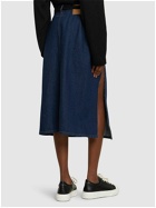 MM6 MAISON MARGIELA - Asymmetric Cotton Denim Midi Skirt
