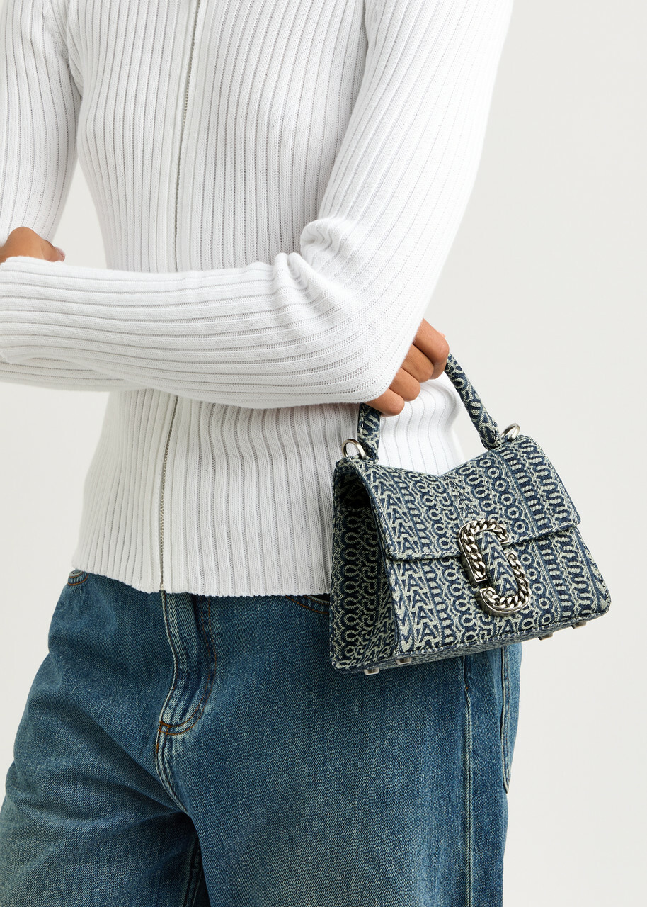 セール☆MARC JACOBS THE MONOGRAM DENIM ST MARC ミニ org.jpg