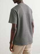 Mr P. - Cotton-Blend Bouclé T-Shirt - Gray