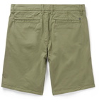 NN07 - Crown Stretch-Cotton Shorts - Green