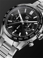 TAG Heuer - Carrera Automatic Chronograph 44mm Stainless Steel Watch, Ref. No. CBN2A1A.BA643 - Black