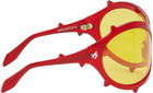 MAUSTEIN SSENSE Exclusive Red Bug Spike Sunglasses