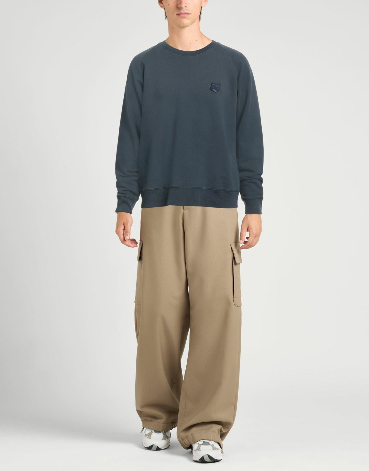 Maison Kitsuné Mens Sweatshirt in Navy