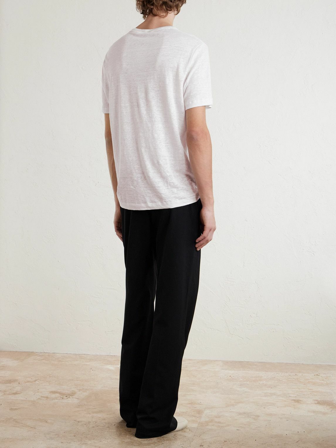 Loro Piana - Linen T-Shirt - White