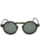 Oscar Deen Panda Sunglasses in Ember/Moss 