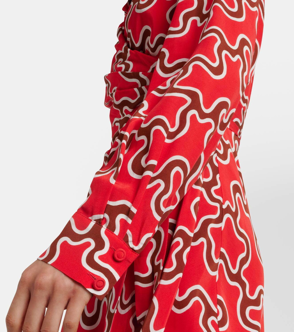 Diane von Furstenberg Sophie printed jersey minidress