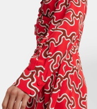 Diane von Furstenberg Sophie printed jersey minidress
