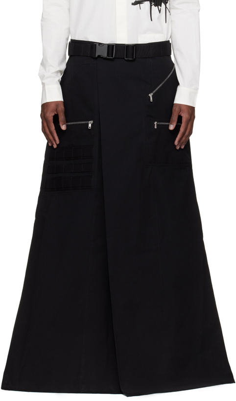 Photo: Rick Owens Black Temple Odetta Cargo Skirt