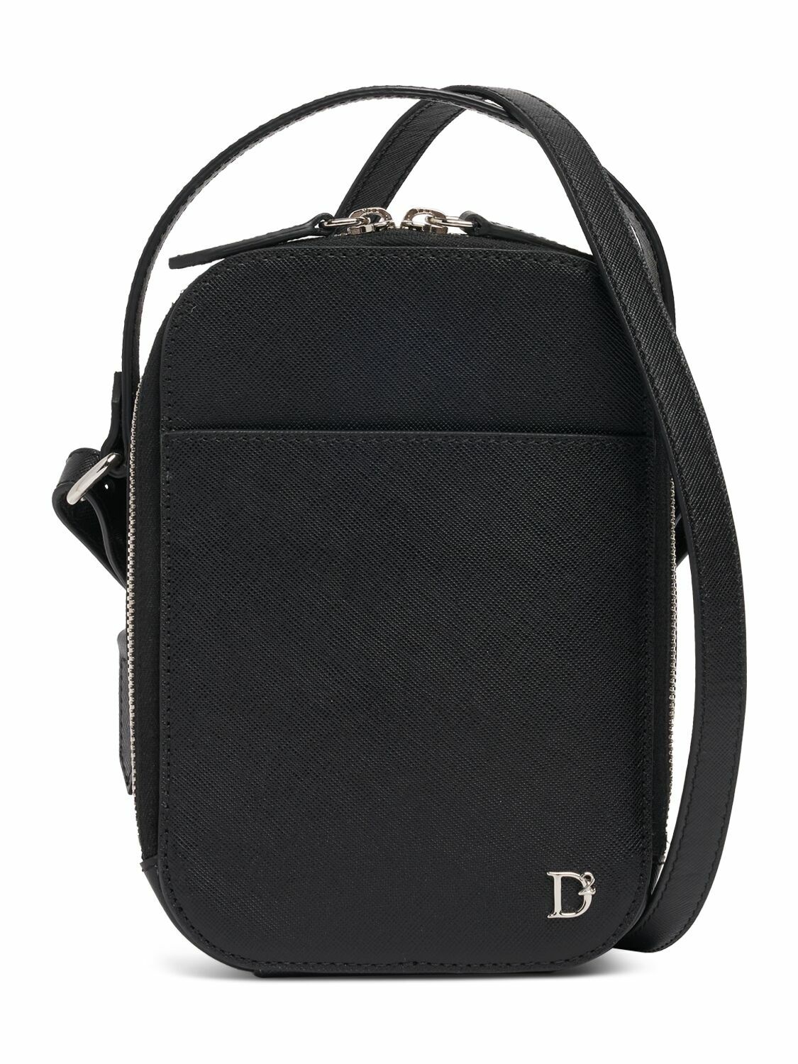 Photo: DSQUARED2 - D2 Leather Crossbody Bag