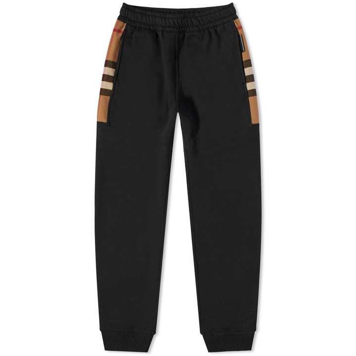 Photo: Burberry Stephan Check Insert Sweat Pant