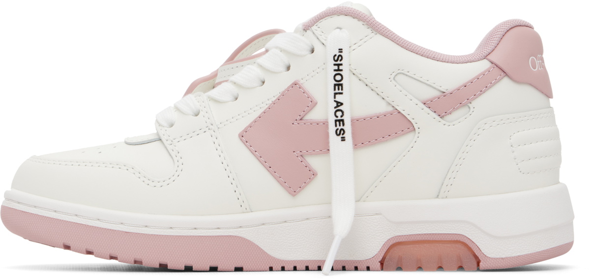 Off-White White 'Out Of Office' Calf Leather Sneakers