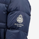 Sporty & Rich Women's Crown LA Puffer Jacket in Navy