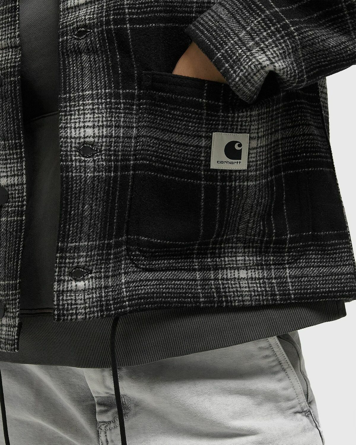 Carhartt WIP Brennan Shirt Jac Black Womens Bomber Jacket