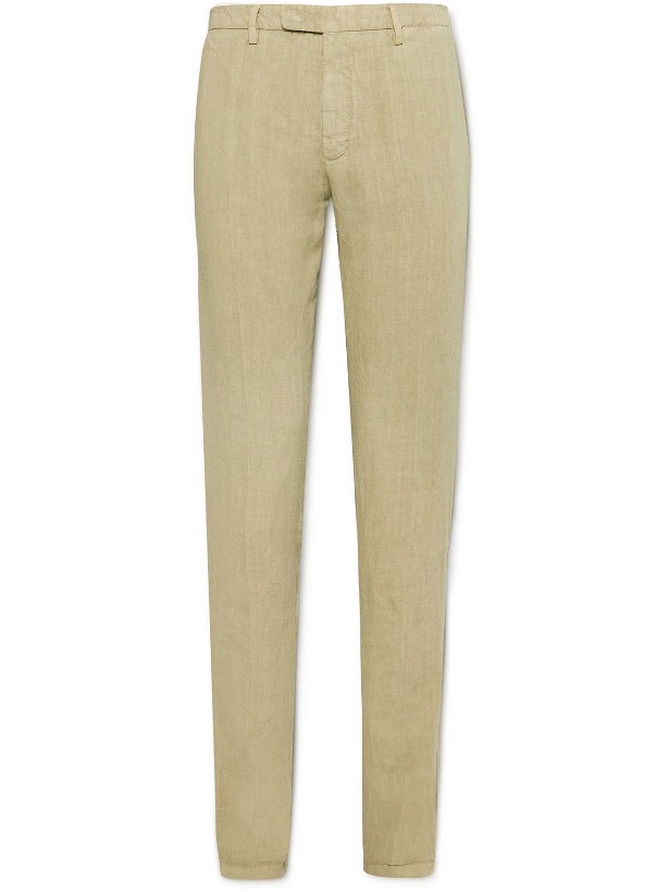 Photo: Boglioli - Slim-Fit Linen Suit Trousers - Neutrals