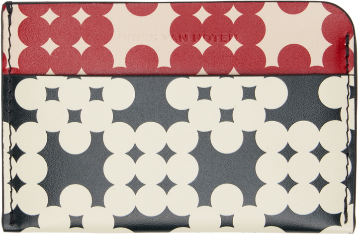 Photo: Dries Van Noten Black & Red Calfskin Card Holder