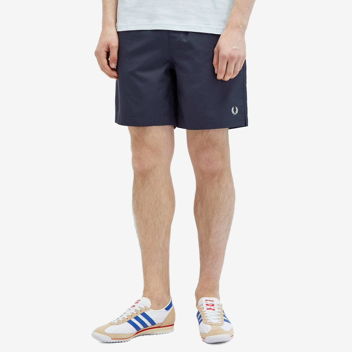 Fred Perry Men's Classic Swim Shorts in Navy Fred Perry