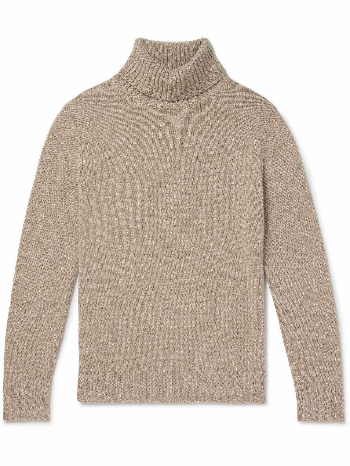 Allude - Cashmere Rollneck Sweater - Brown